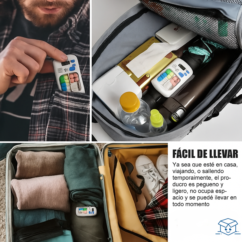 Pastillero con alarma programable